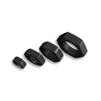 AN-8 AN8 (3/4 UNF) Bulkhead Hex Nut JIC Fuel Oil Hose Fitting Adapter Black