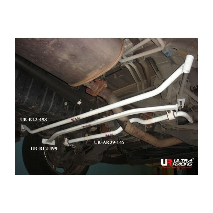 Ultra Racing Rear Lower Bar (499) for Nissan Elgrand (E51) 3.5 V6 4WD 02-10