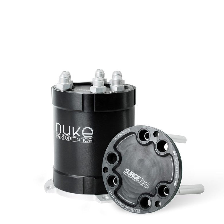 Nuke Performance 2G Fuel Surge Tank de 2,0 litros para bombas de combustible externas
