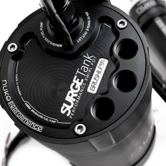 Depósito de combustible Nuke Performance 2G de 3.0 litros con bomba de combustible sin escobillas Protec Cobra FM60500.