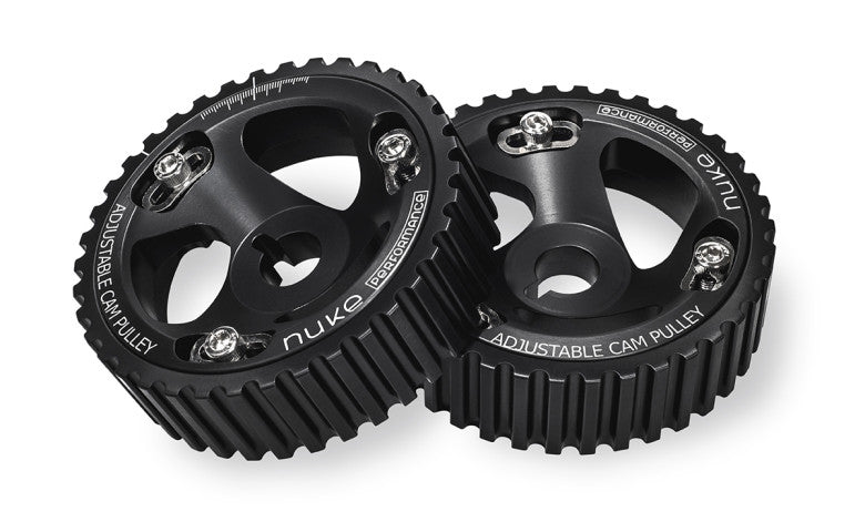 Polea de árbol de levas regulable Nuke Performance para Volvo 8v / 16v dientes redondos