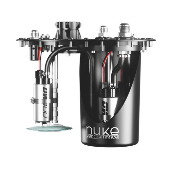 Nuke Performance CFC Unit: low-profile competition fuel cell unit with integrated fuel surge tank.