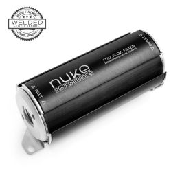 Filtro de combustible Nuke Performance de 10 micras AN-10 - Elemento de acero inoxidable soldado