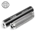 Filtro de combustible Nuke Performance PF200 de 10 micras AN-10 - Elemento de acero inoxidable soldado
