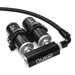 Recolector de registro de combustible Nuke Performance para 2 filtros de combustible Nuke Slim