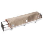 DEI 010453 10 cm x 20 cm (4" x 8") Titanium Pipe Shield