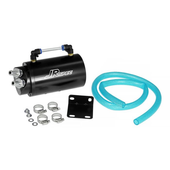 JRspec oil catch tank model 01 Black 16 mm