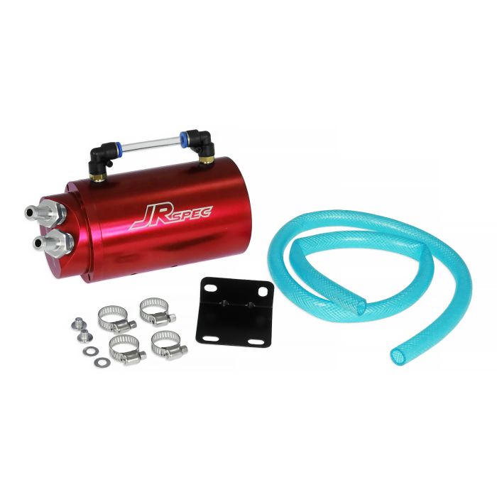 JRspec oil catch tank model 01 Red 18 mm