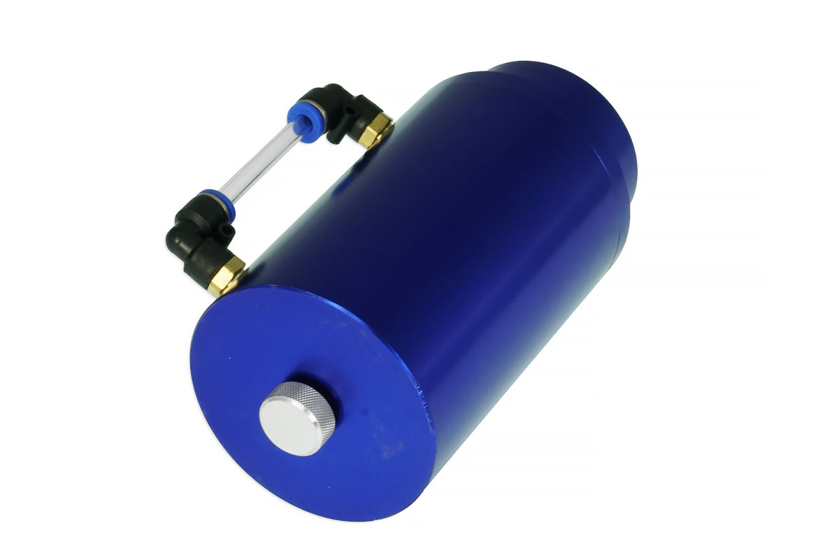 Catch tank de aceite JRspec modelo 01 azul 16 mm