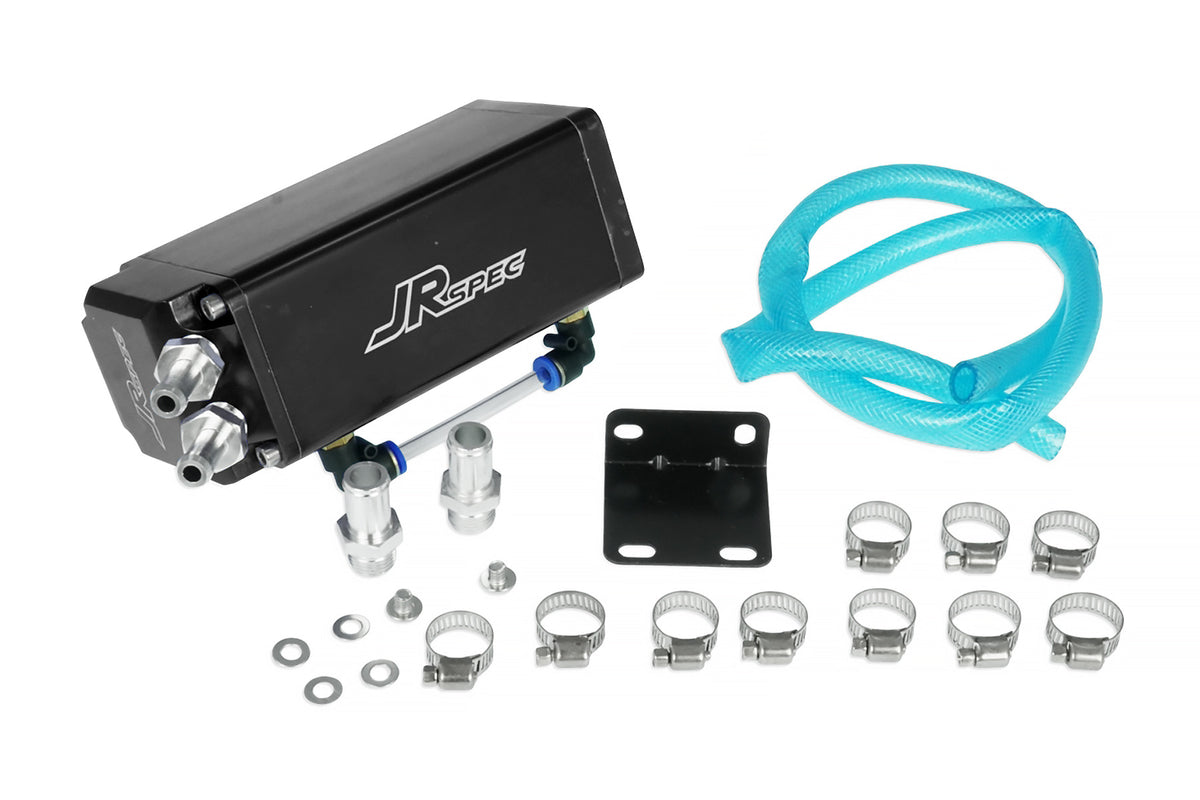 Catch tank de aceite JRspec modelo 02 negro 14 mm