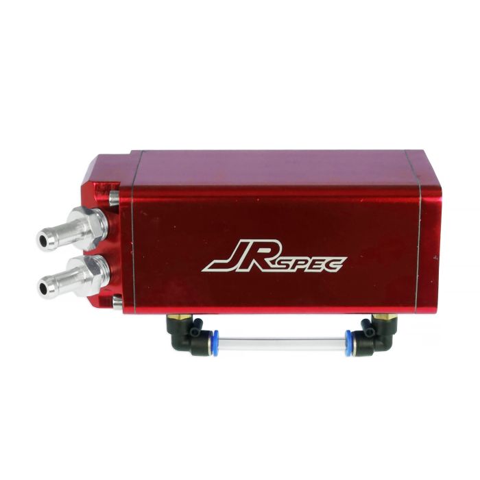 JRspec oil catch tank model 02 Red 10 mm