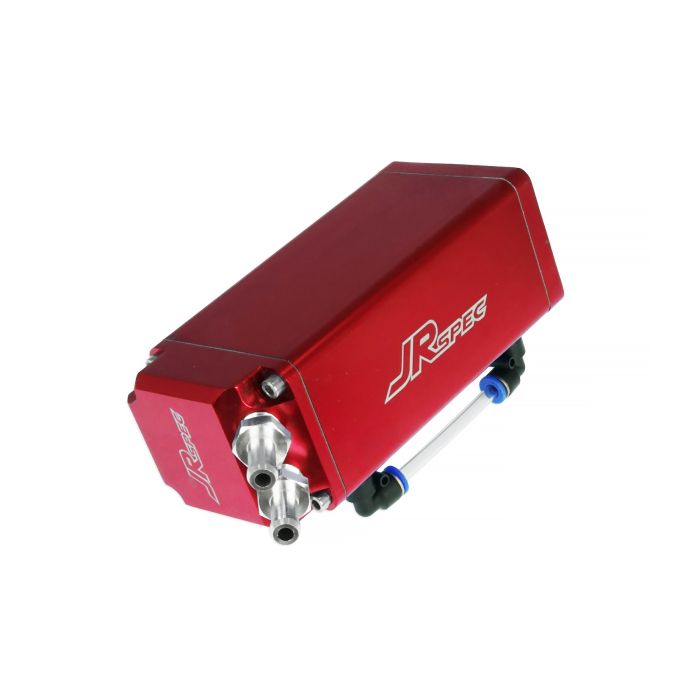 JRspec oil catch tank model 02 Red 12 mm