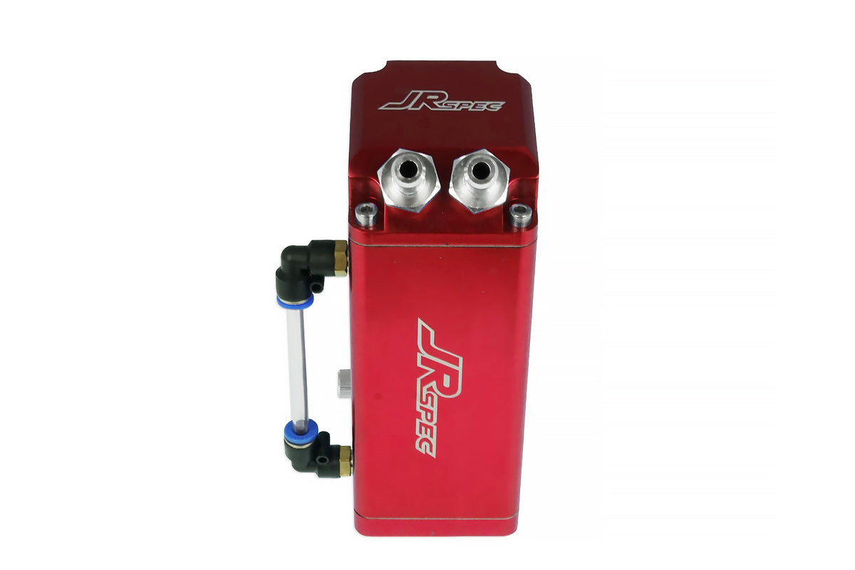Catch tank de aceite JRspec modelo 02 rojo 18 mm
