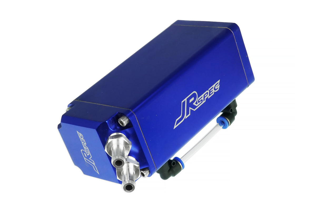 Catch tank de aceite JRspec modelo 02 azul 10 mm
