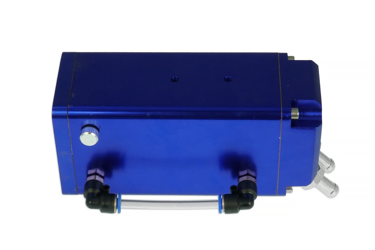 Catch tank de aceite JRspec modelo 02 azul 14 mm