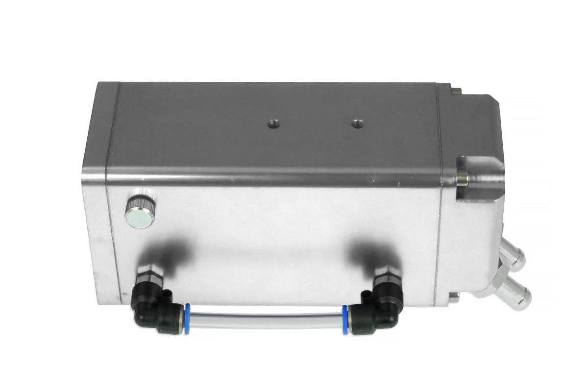 Catch tank de aceite JRspec modelo 02 plateado 12 mm
