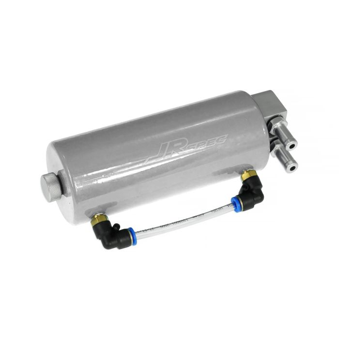 JRspec oil catch tank model 11 Silver 12 mm