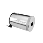 2-Port Baffled Aluminum Oil Catch Can/Tank/Air-Oil Separator with Filter.