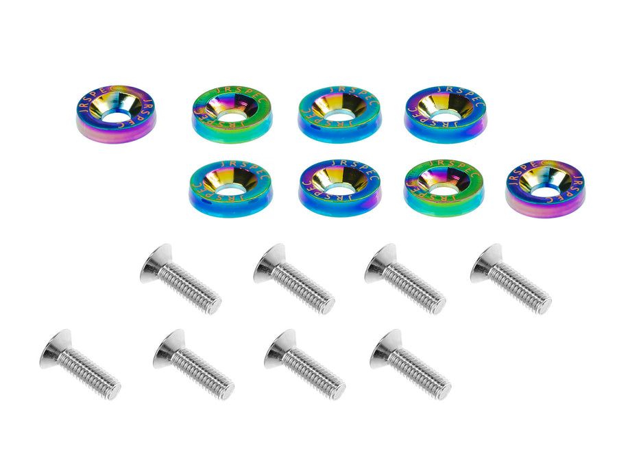 Arandelas decorativas para aleta, paragolpes y compartimento del motor cameleon