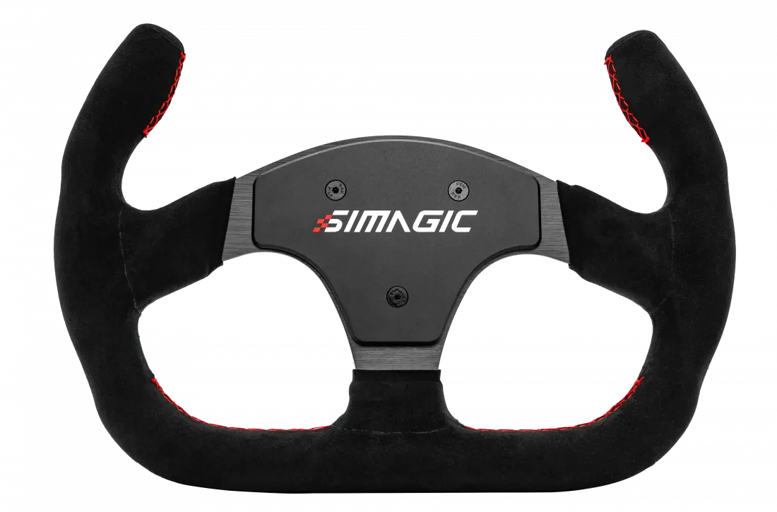 Volante de competición profesional en ante con forma de C 325 mm SIMAGIC simulador simracing