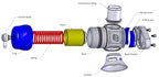 Blow off BOV Turbosmart TS-0205-1026 Dual Port para Nissan Skyline GTR GTS-T R32 R33 R34 Stagea