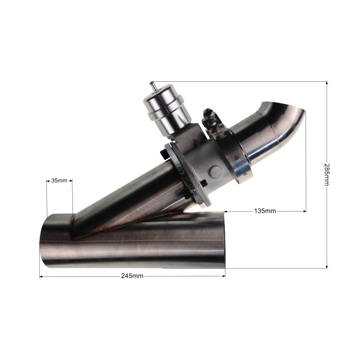 76mm Vacuum Exhaust Valve with Remote Control