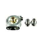 Oil sandwich plate with AN8 3/4" thermostat