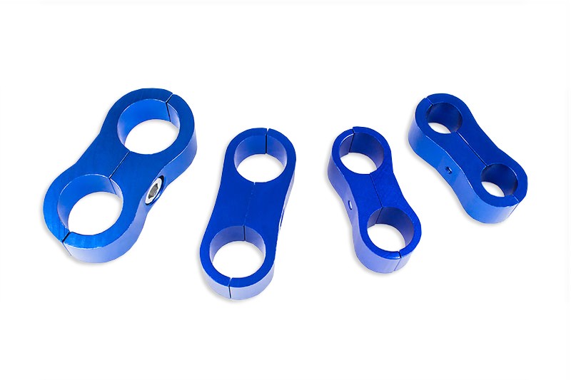 Abrazadera doble CLIPS AN12 para manguera de combustible