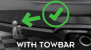 Difusor trasero para BMW M340i G20 / G21 (Fits car with towbar)