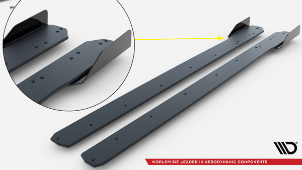 Difusores de taloneras Street Pro + flaps para Audi A5 S-Line / S5 Sedan / Avant B10