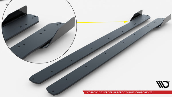 Difusores de taloneras Street Pro + flaps para Mercedes-Benz A 45 AMG W176 Facelift