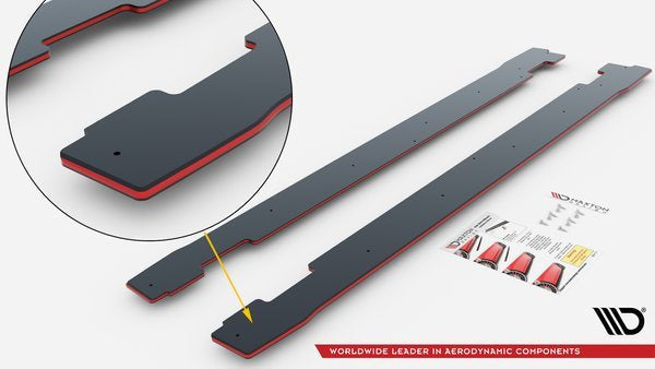 Difusores de taloneras Street Pro para Volkswagen Golf R Mk8