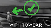 Difusor trasero de fibra de carbono prepreg para Audi RS7 C8 (version with towbar)