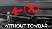 Difusor trasero de fibra de carbono prepreg para Audi RS7 C8 (version with towbar)