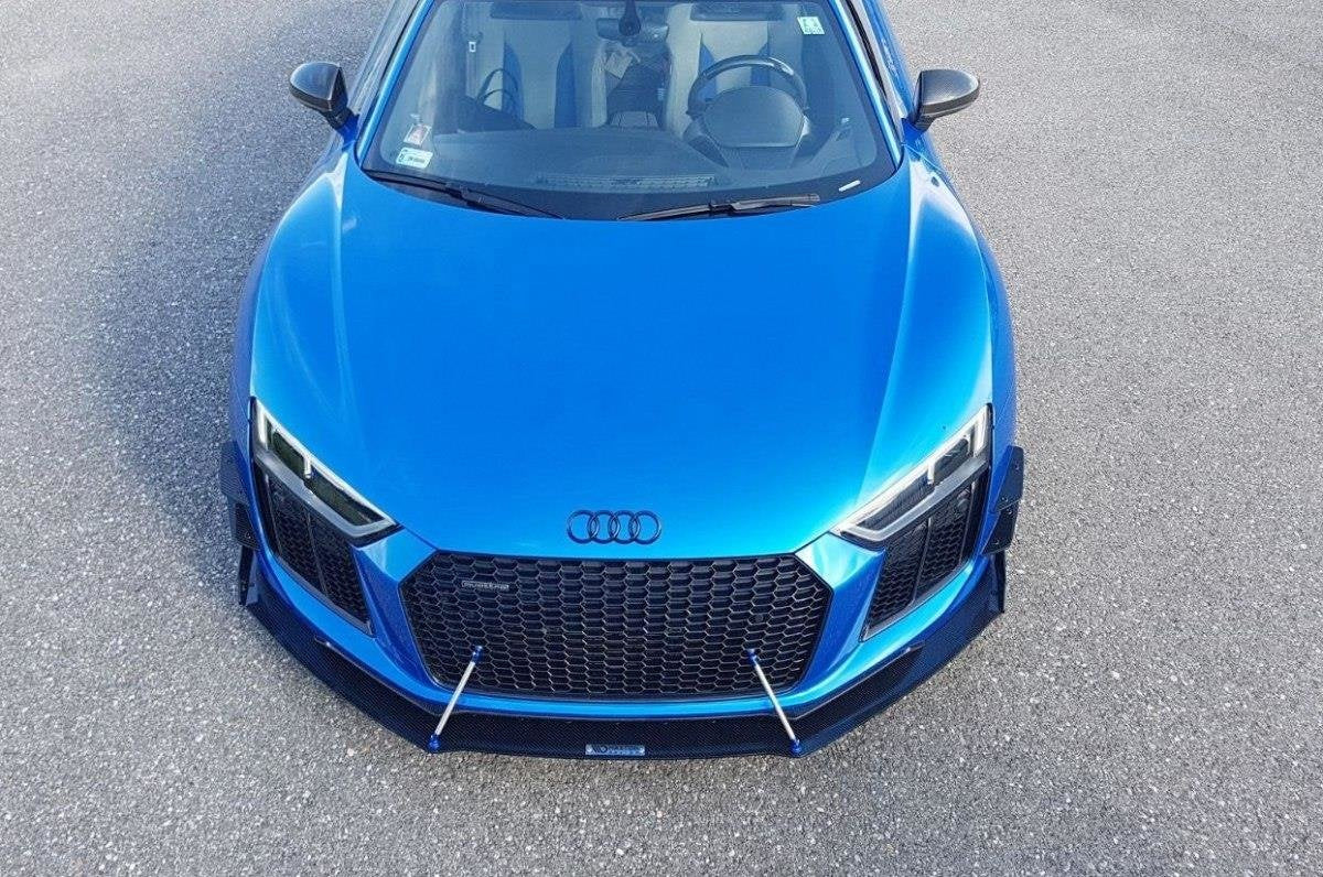 Canards de parachoques delantero para Audi R8 Mk.2