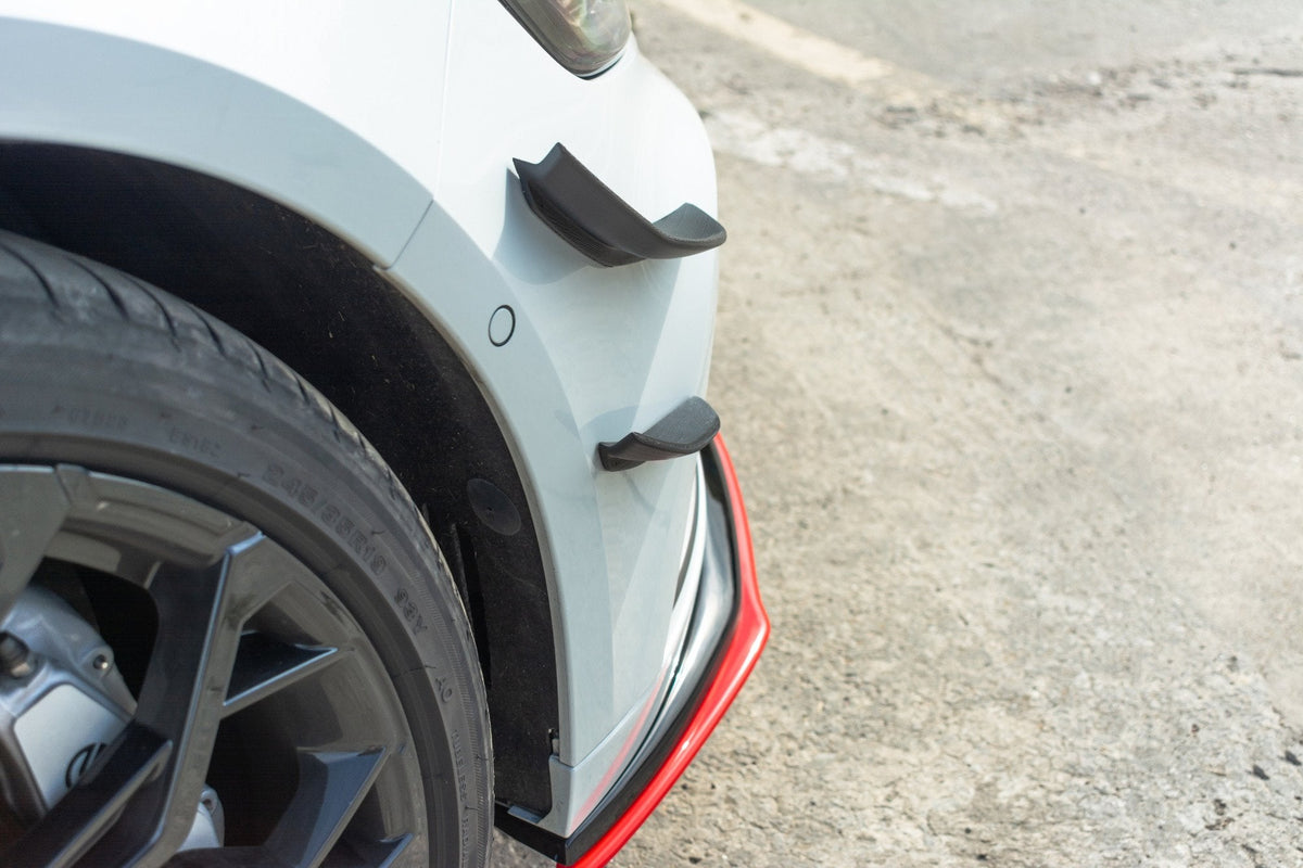 Canards de parachoques delantero para Renault Megane Mk4 RS