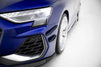 Canards de parachoques delantero para Audi A3 S-Line Sedan / S3 Sedan 8Y Facelift