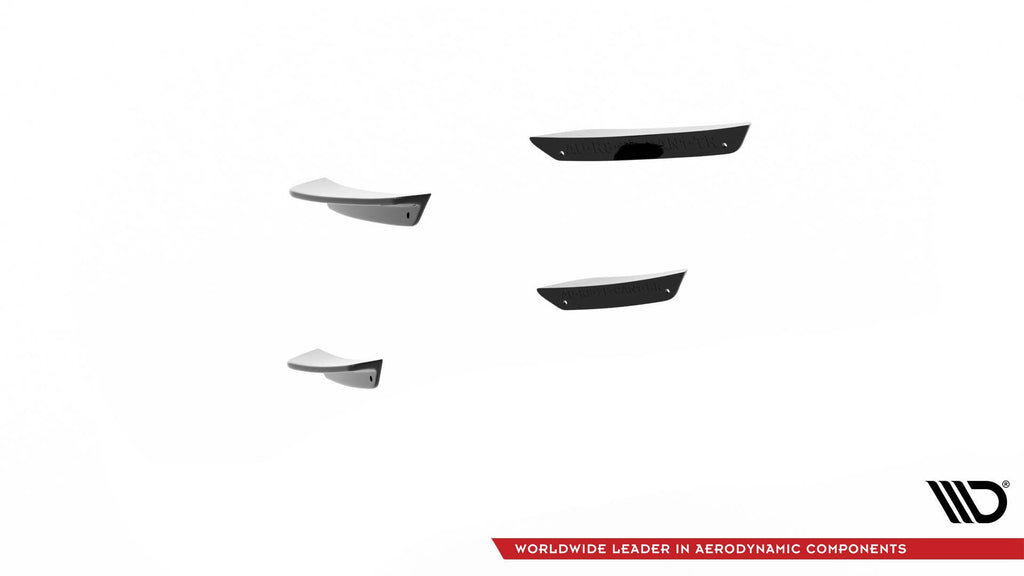 Canards de parachoques delantero para Audi R8 Mk2 Facelift