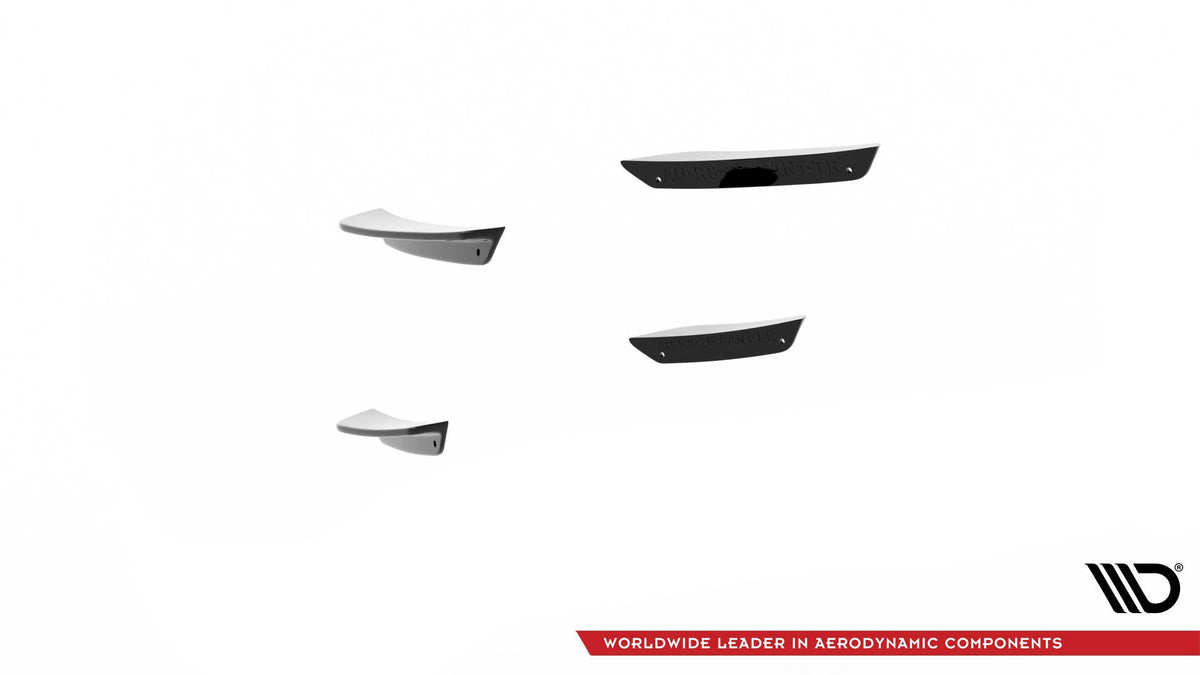 Canards de parachoques delantero para Audi R8 Mk2 Facelift