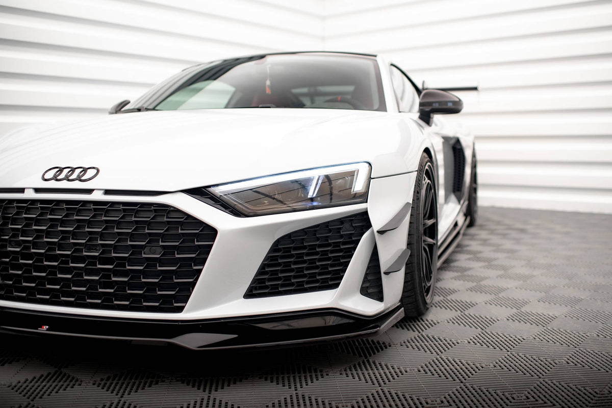 Canards de parachoques delantero para Audi R8 Mk2 Facelift