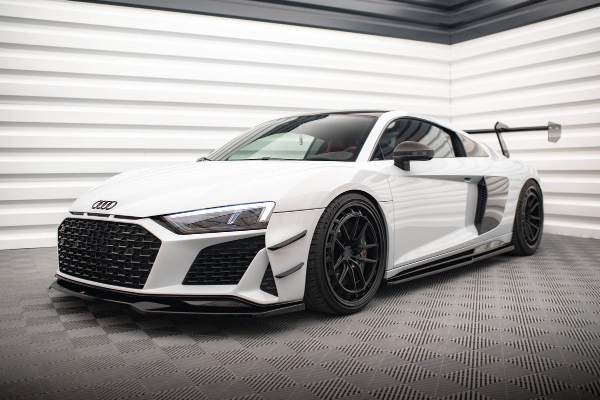 Canards de parachoques delantero para Audi R8 Mk2 Facelift