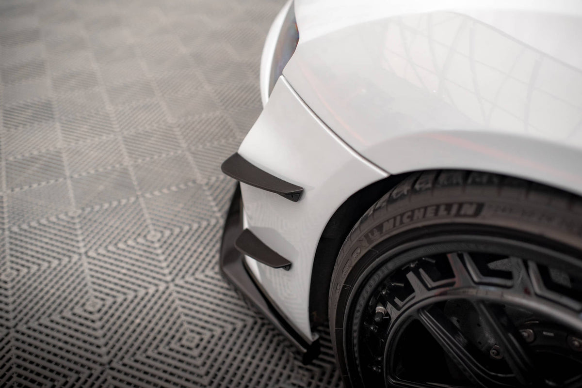 Canards de parachoques delantero para Audi R8 Mk2 Facelift