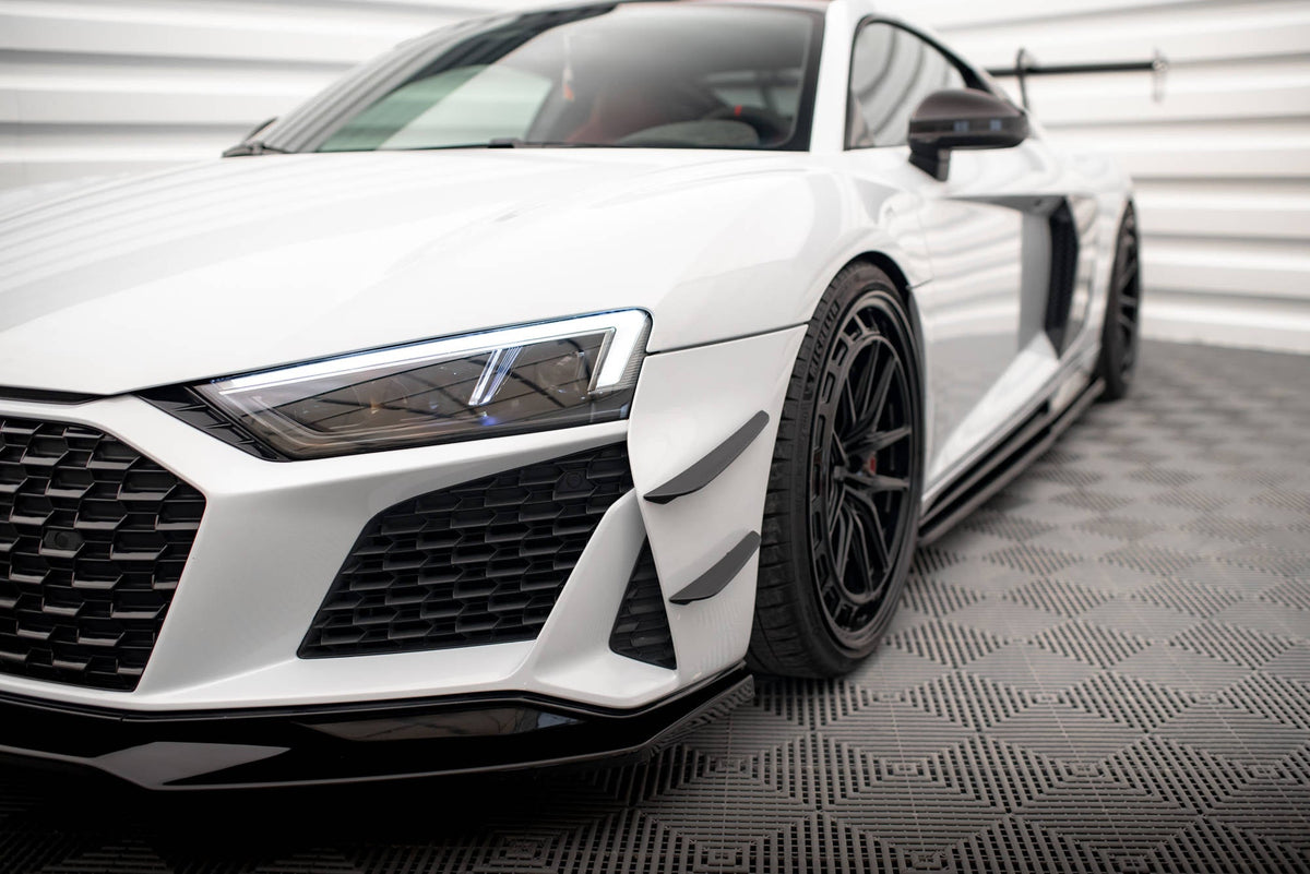 Canards de parachoques delantero para Audi R8 Mk2 Facelift