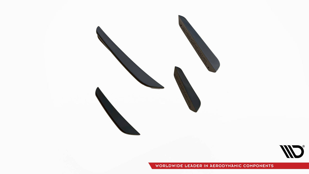 Canards de parachoques delantero para Audi R8 Mk2 Facelift