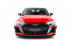 Canards de parachoques delantero para Audi RS3 Sedan 8Y Facelift