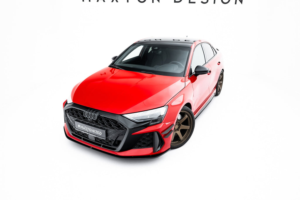Canards de parachoques delantero para Audi RS3 Sedan 8Y Facelift