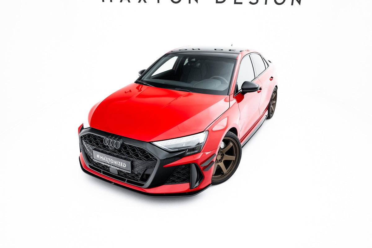 Canards de parachoques delantero para Audi RS3 Sedan 8Y Facelift