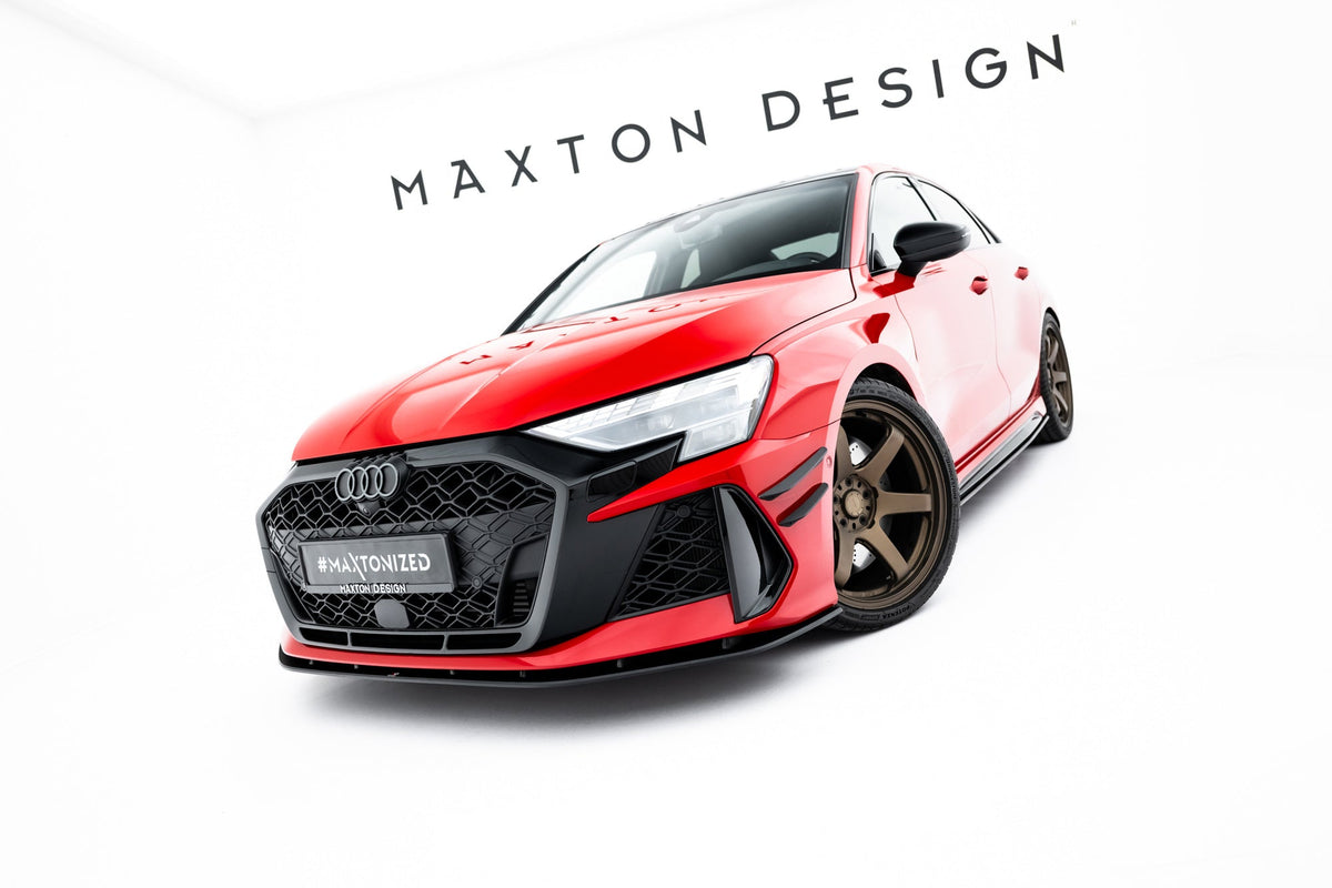 Canards de parachoques delantero para Audi RS3 Sedan 8Y Facelift