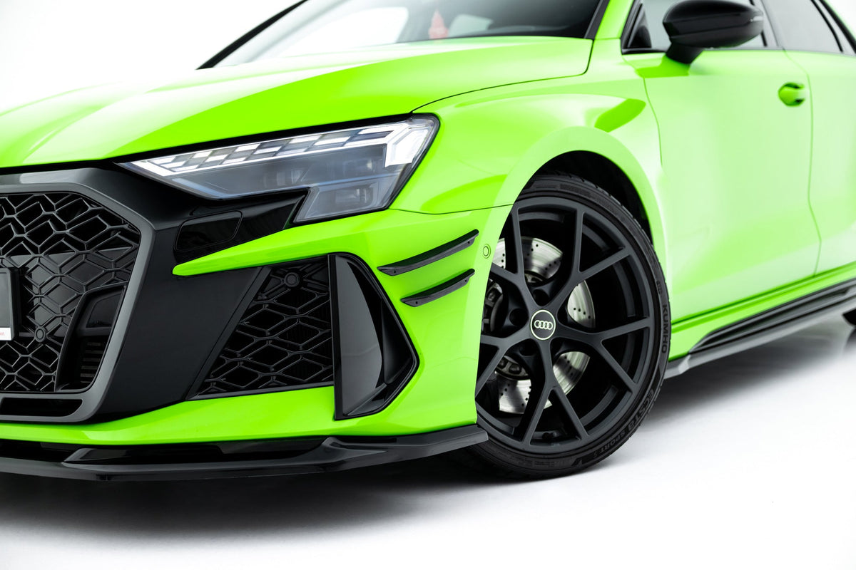 Canards de parachoques delantero para Audi RS3 Sportback 8Y Facelift