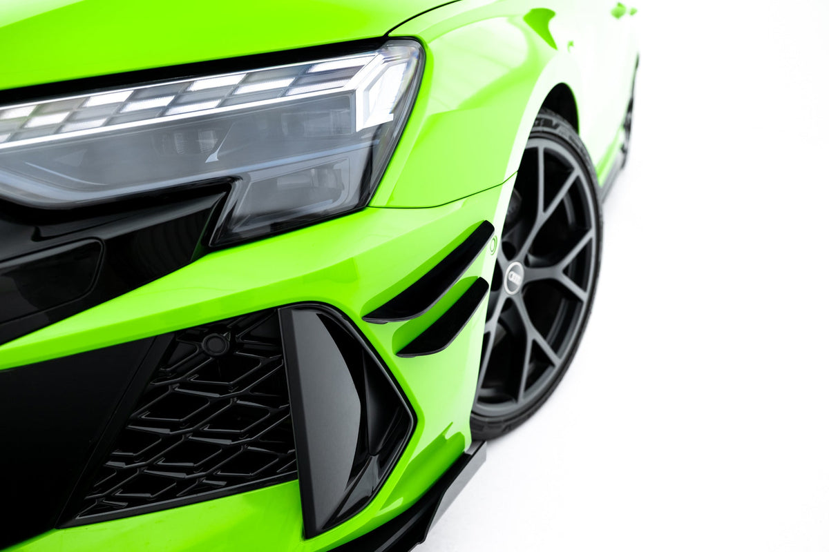 Canards de parachoques delantero para Audi RS3 Sportback 8Y Facelift